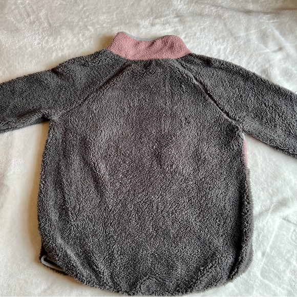 Dressy crew neck, size large, color mauve and grey - Picture 2 of 3
